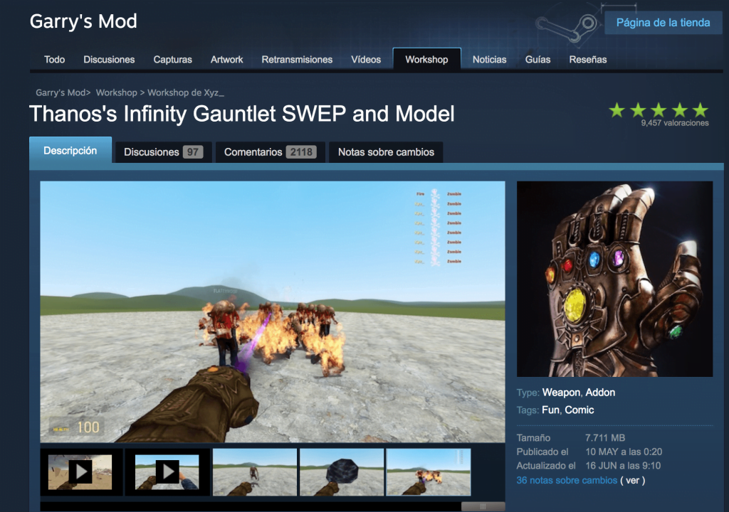 Avengers Infinity War Gmod